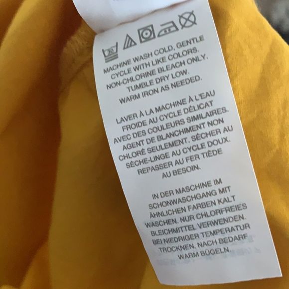 J. Crew Mustard Pom-Pom Fringe Top Sz 14 - Picture 8 of 8